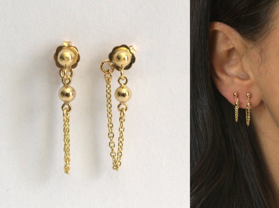 Chain Earrings[10K](GG050286P) mimi33 ONLINE STORE