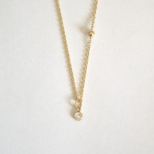Collier délicat Cz, petit collier Cz, petit collier de pierres précieuses, collier délicat, collier minimaliste, collier de tous les jours, collier de pierres précieuses