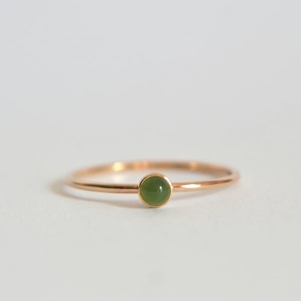 Jade Ring, Gold Jade Ring, Jade Ring Gold, Silber Jade Ring, Jade Ring Silber, Zierliche Jade Ring, minimale Jade Ring, zarte Jade Ring, Jade