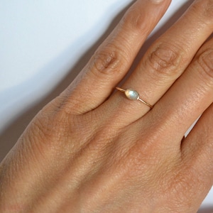 Natural Rainbow Moonstone Ring, Oval Ring, Dainty Ring, Everyday Wear Ring, Minimalist Ring, Gemstone Ring, Unique Jewelry, Gifts For Her image 3