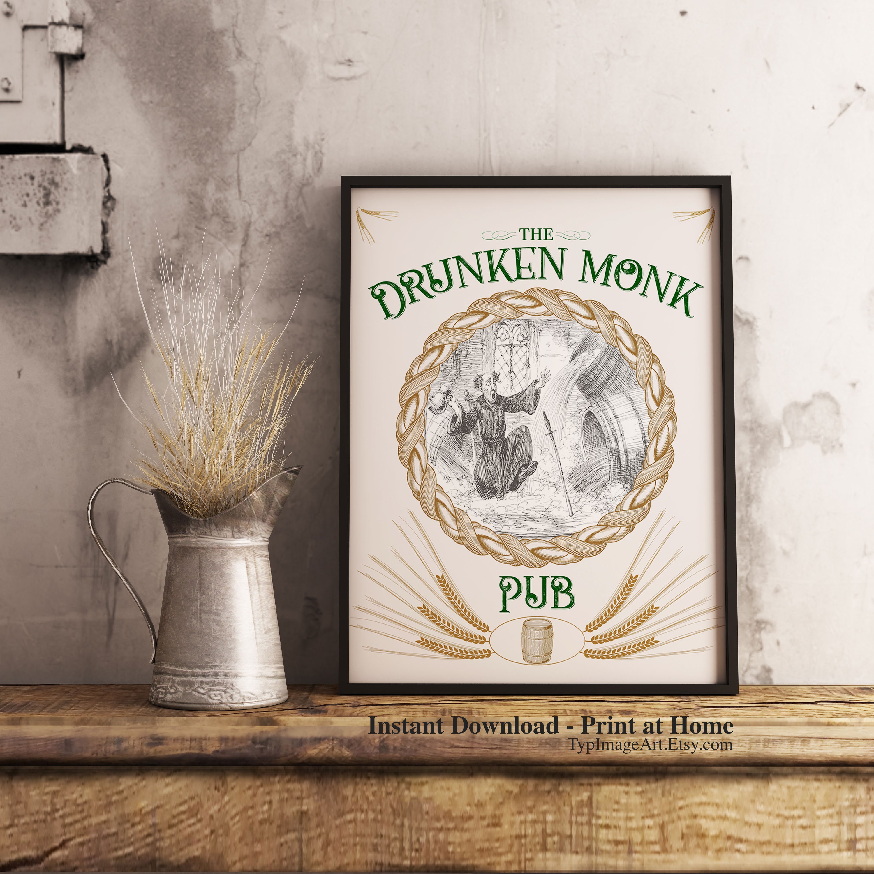 Original Bar Sign Bier Beer Art Beer Lover Gift Gift for Etsy