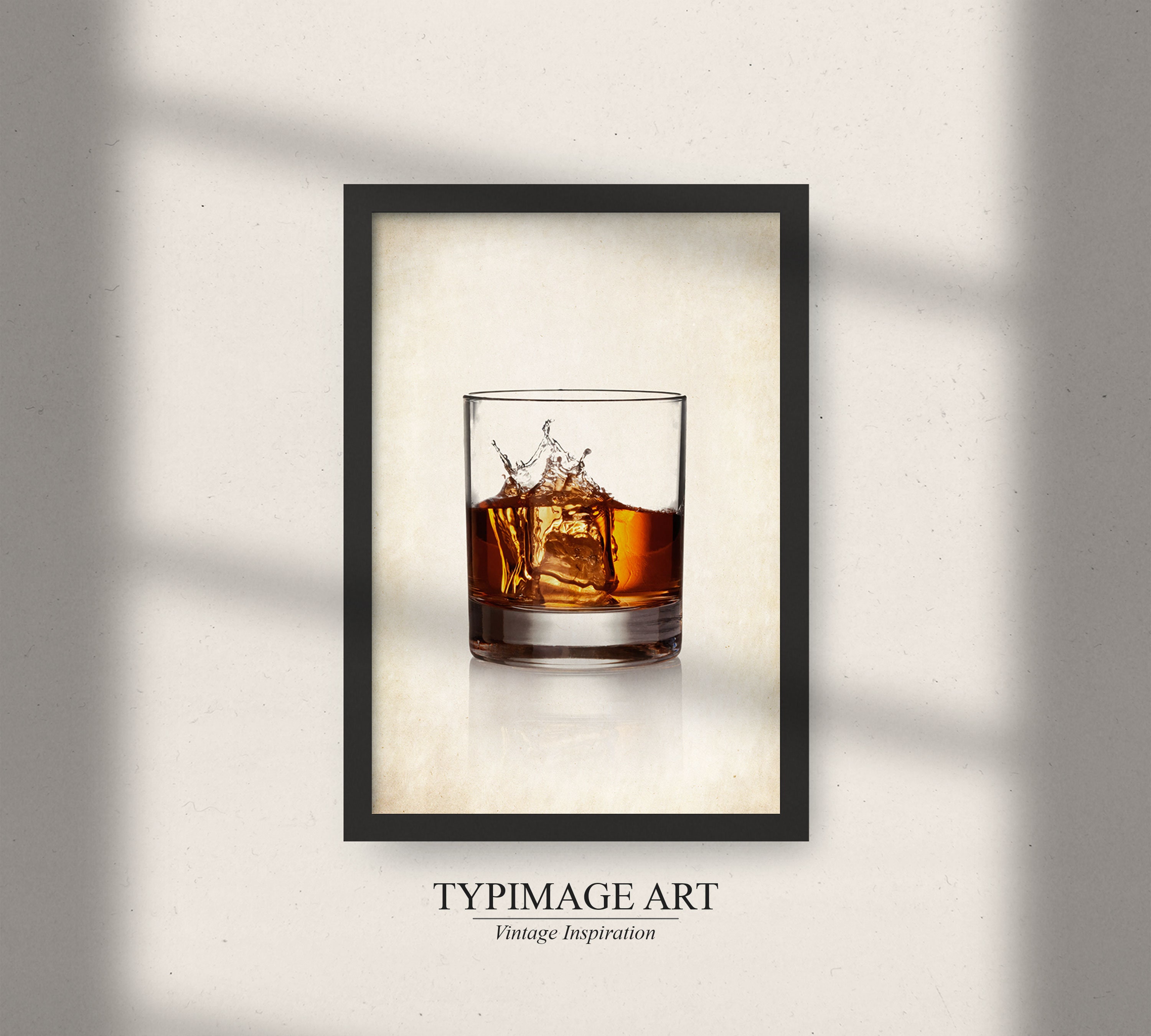 Gallery Wall Art for Home Bar Decor Whiskey Lovers Gift Set Etsy