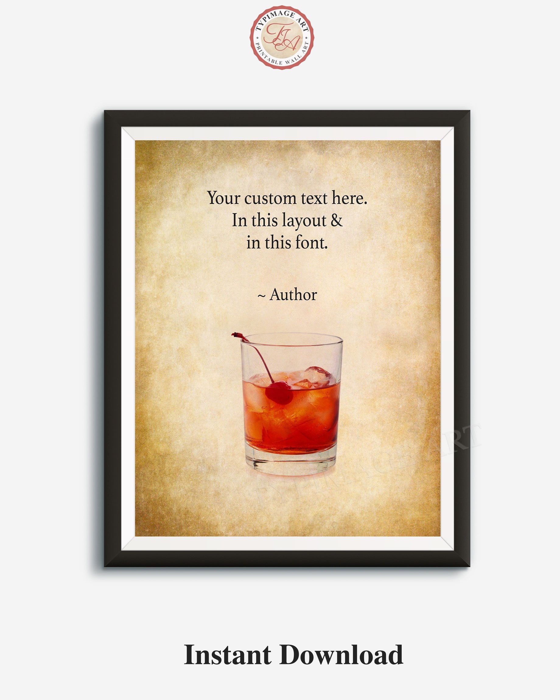 Bar Quote Drinking Signs Custom Quote Custom Bar Sign Etsy