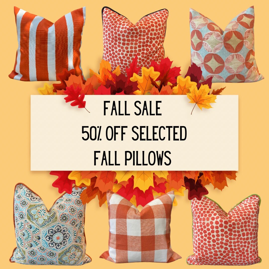 Fall SALE Outdoor Pillow Covers SHIP NOW - Etsy