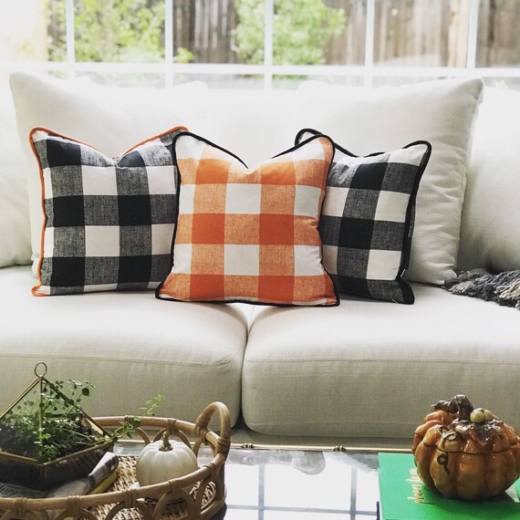 Black buffalo plaid outdoor cushions hotsell