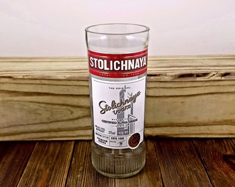 Drinking Glasses Made From Recycled 375ml Vodka Bottles