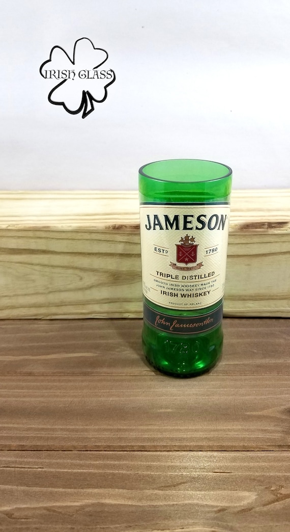 Drinking Glasses Made From Recycled 375ml Jameson Whiskey Bottles