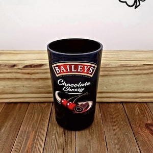Vase made from 750ml Irish Cream Liqueur bottle