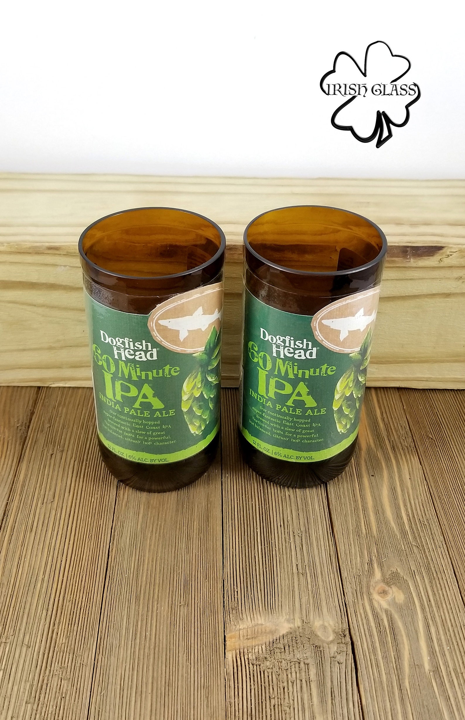 Beer Cup and Shot Glass Made From Recycled Beer Bottles Etsy