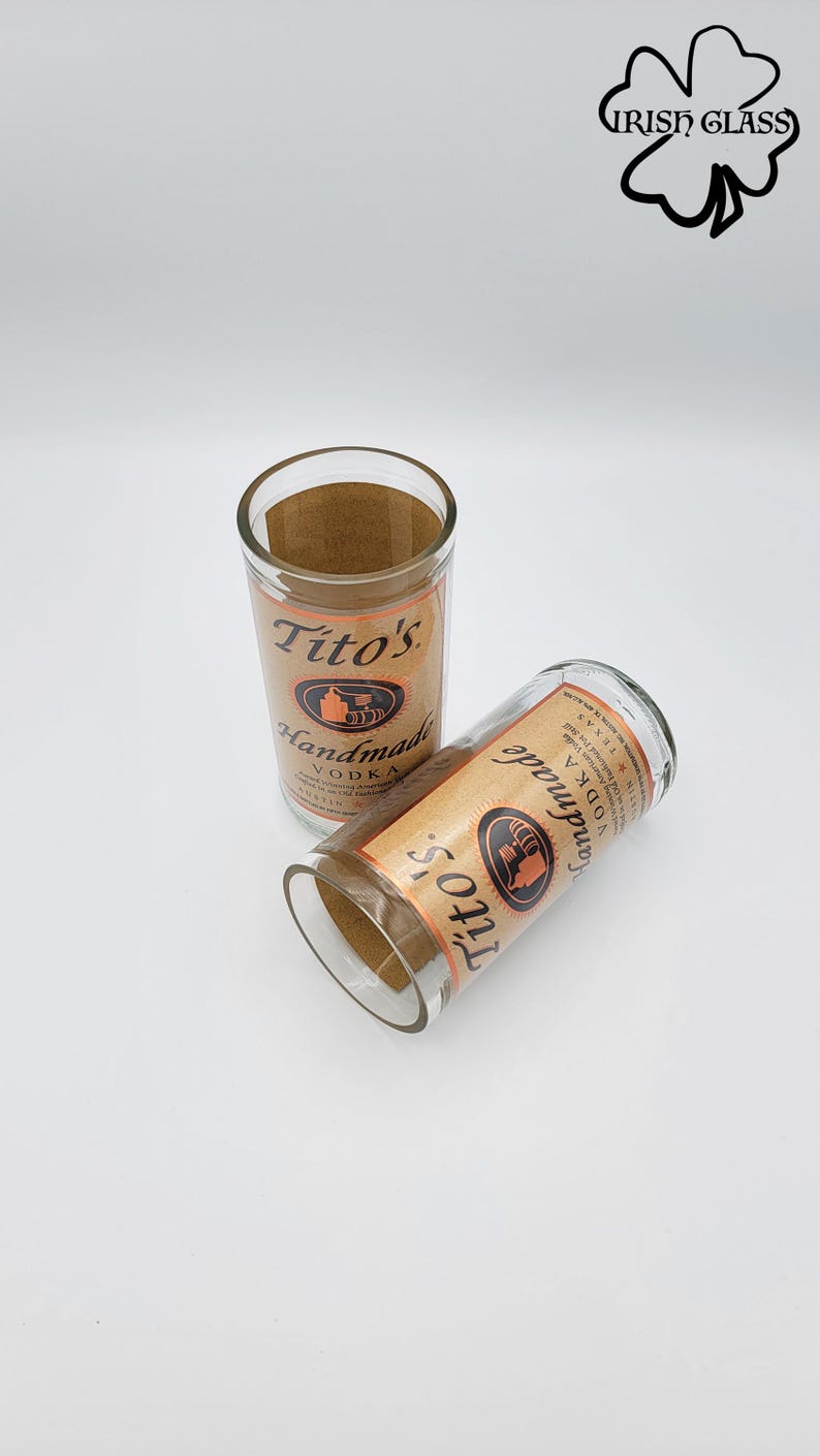 Drinking Glasses Made From Recycled 375ml Vodka Bottles image 2