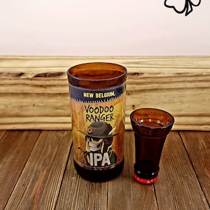 Handgemaakte bierflesglazen en borrelglaasjes - perfect cadeau voor bierliefhebbers!