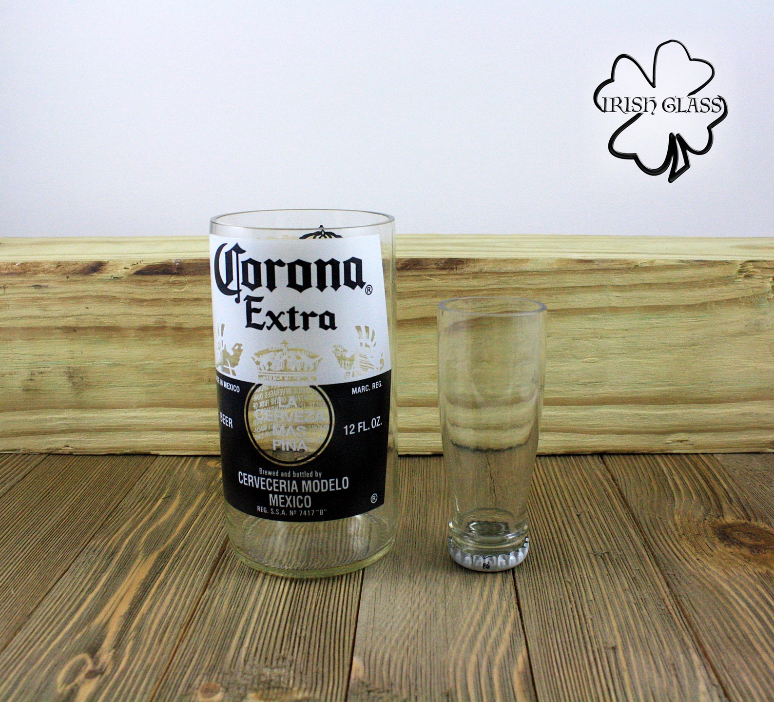 Beer Bottle Drinking Glasses Made From Mexican Beers Corona Etsy