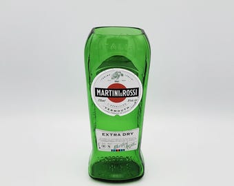 Vaso feito com garrafa de vermute de 375ml - Decoração de bar