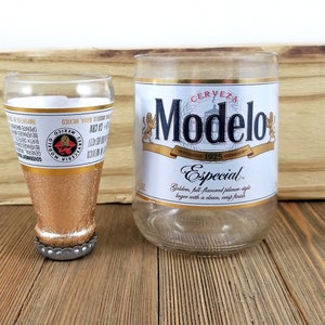 ビール瓶キャンドル、ドリンクグラス、ショットグラス、プランターセット - 持続可能な生活必需品