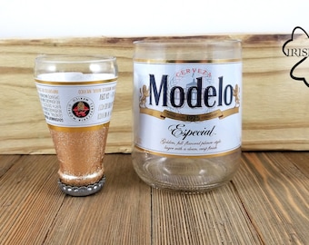Beer Bottle Candle, Drinking Glass, Shot Glass, and Planter Set - Sustainable Living Essentials