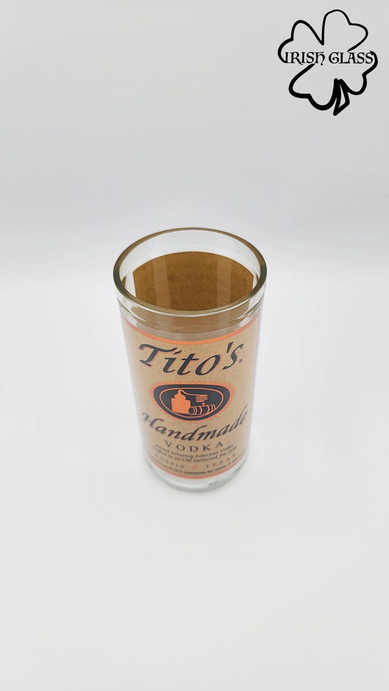 Drinking Glasses Made From Recycled 375ml Vodka Bottles image 4