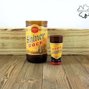 Handgemaakte bierflesglazen en borrelglaasjes - perfect cadeau voor bierliefhebbers!