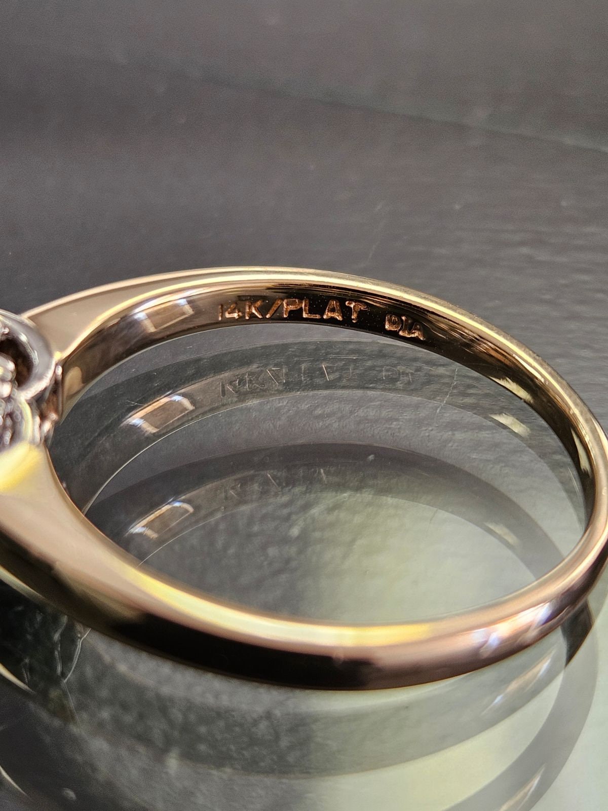 3 Stone Engagement Ring - Etsy