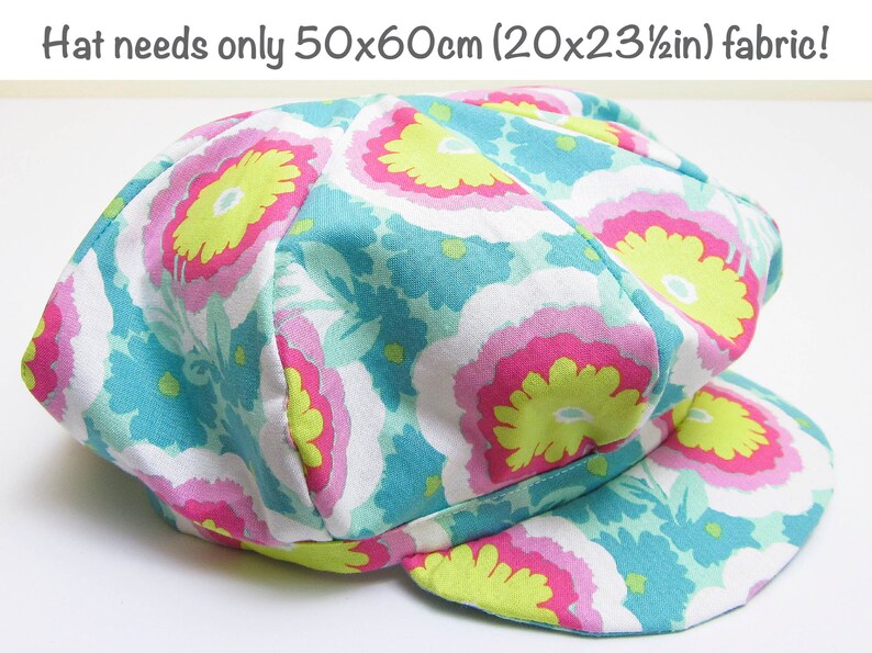 Baker boy hat sewing pattern Newsboy cap sewing pattern Etsy