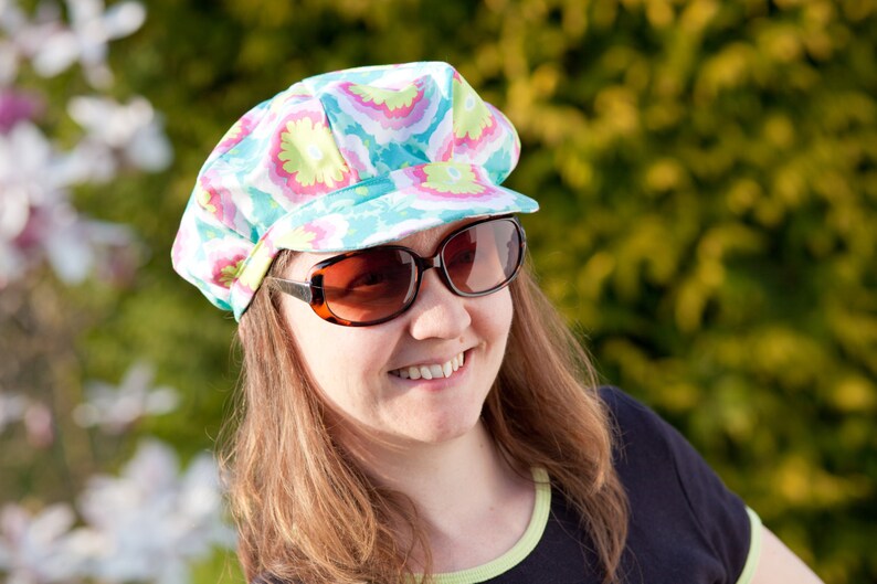 Baker boy hat Easy hat sewing pattern for beginners Etsy