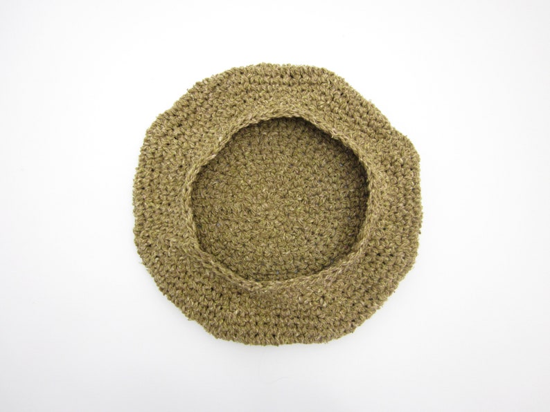 Crochet baker boy hat pattern, Cosy hat with peak, Crochet hat for beginners, Easy retro tweed hat, Quick vintage hat, Digital PDF download image 5