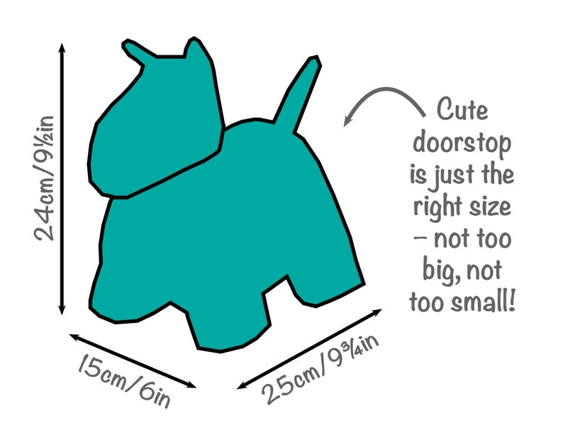 Scottie dog toy sewing pattern, Cute fabric doorstop, Quick & easy gift for animal lovers, Beginner plush pup and coat, Digital PDF download image 10