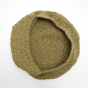 Crochet baker boy hat pattern, Cosy hat with peak, Crochet hat for beginners, Easy retro tweed hat, Quick vintage hat, Digital PDF download image 8