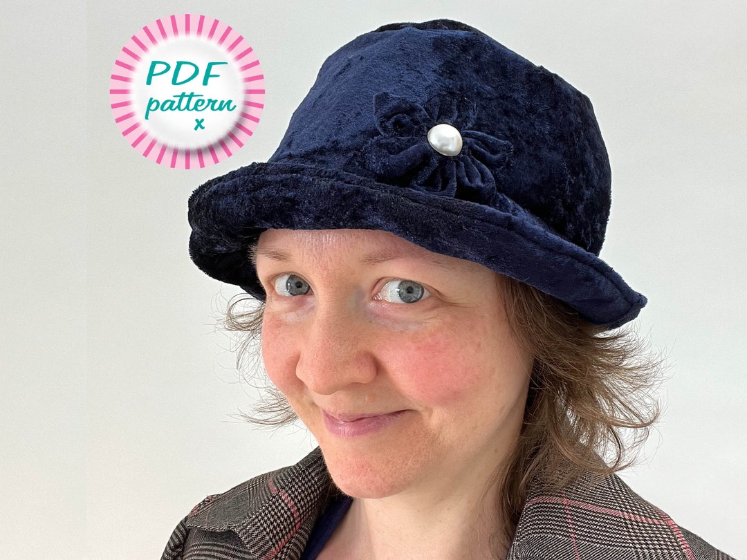 All Weather Bucket Hat Sewing Pattern, Quick & Easy Windproof