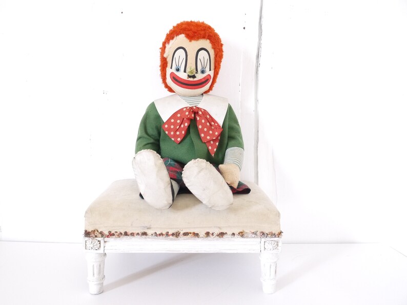 French shops vintage clown doll