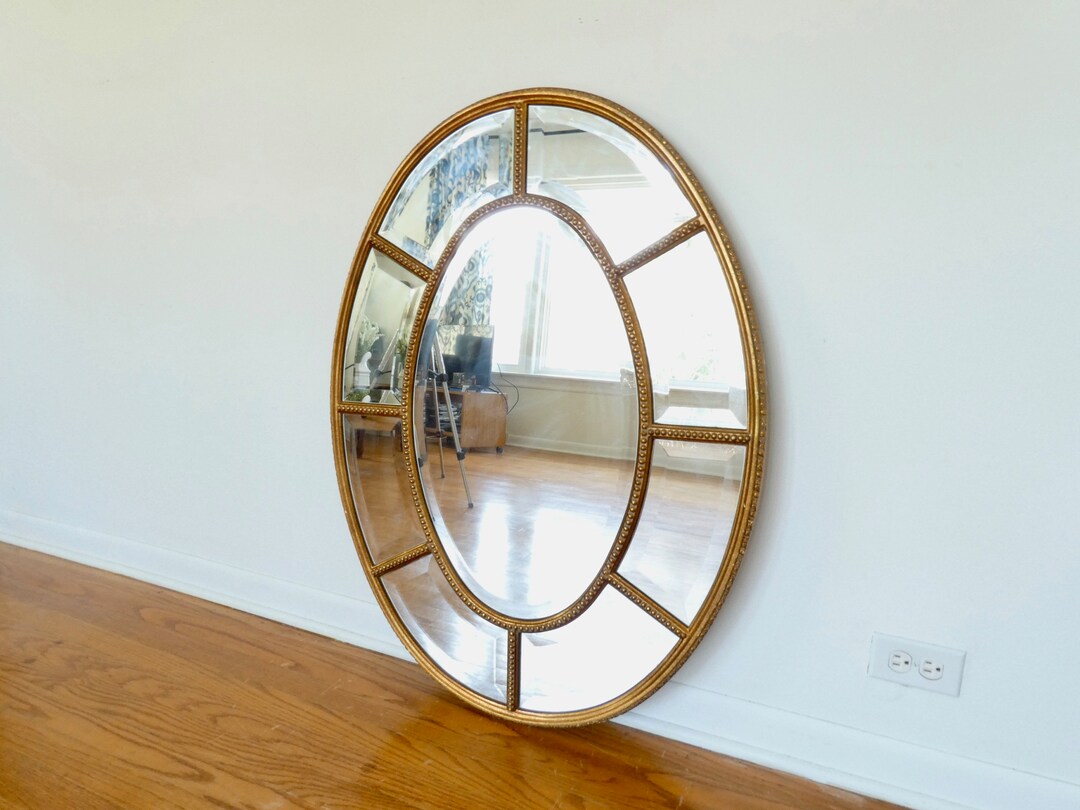 Round Gilded Mirror Extra Extra Large - Etsy