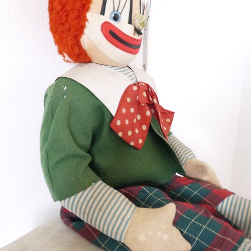French shops vintage clown doll