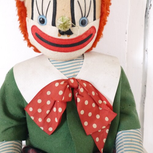 French shops vintage clown doll