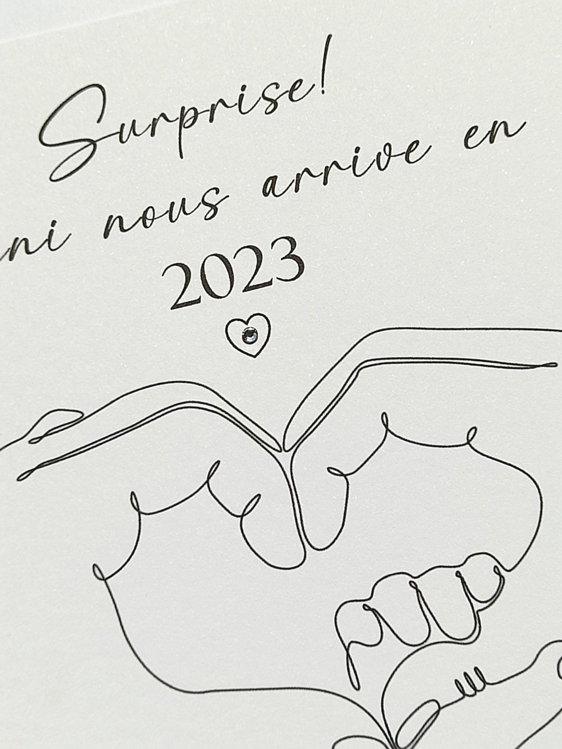 Carte annonce grossesse Annonce grossesse personnalisée Etsy France