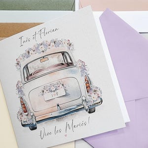 Choix de la couleur de l'enveloppe.