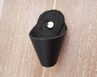 Leather handle. Handle for drawers. Handle for cupboard doors.