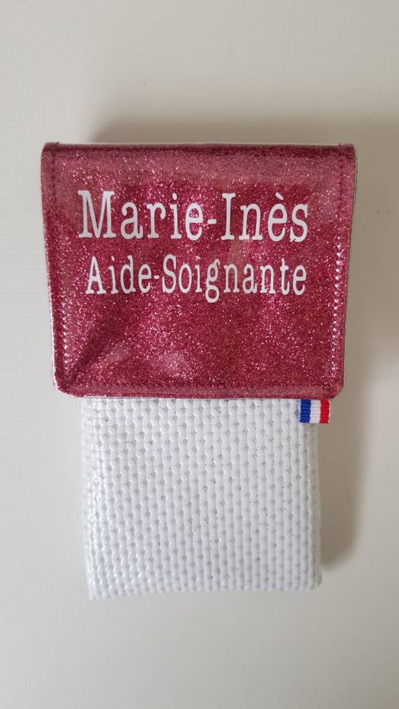 Pochette infirmi?�re personnalisee. Pochette personnalis?�e - Etsy France