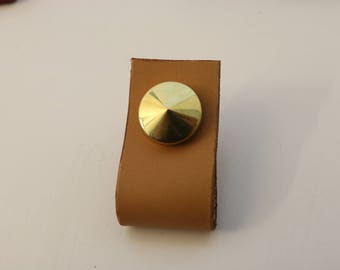 100% leather handle, leather drawer handle, handle to revamp your drawers, contemporary handle, home decor, furniture DIY