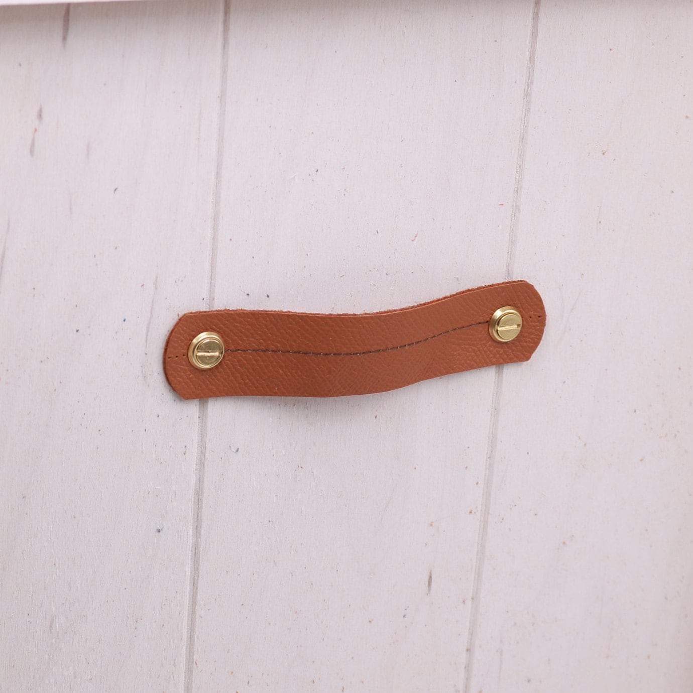 Poignées de Tiroir en Cuir