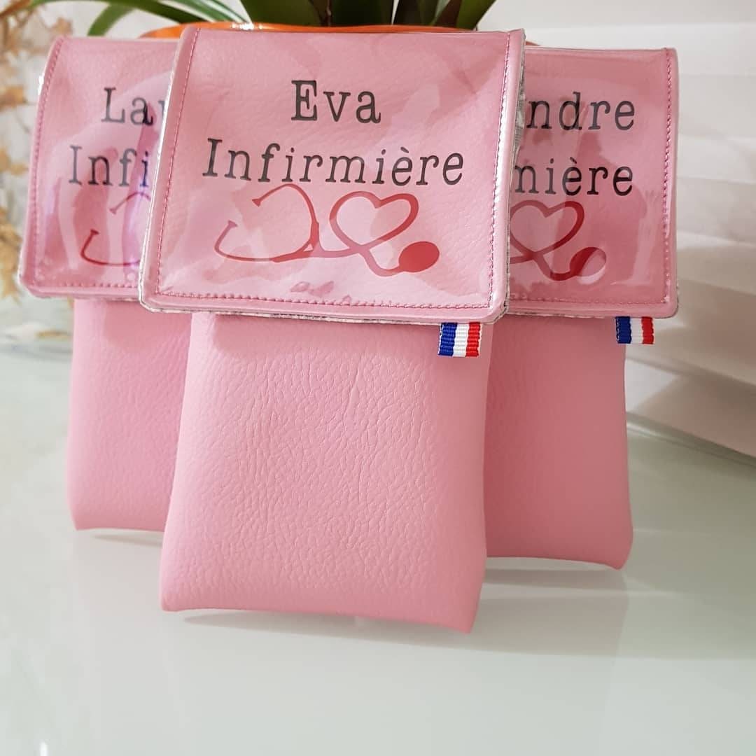 Pochettes à crayons pour infirmière et aide soignante - HMB créations