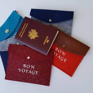 Pochette pour Passeport. Étui pour passeport et cartes d'embarquement