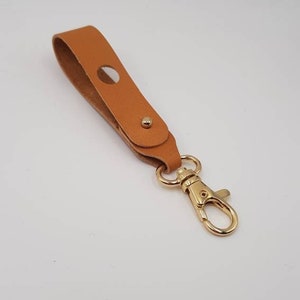 Leather key ring.