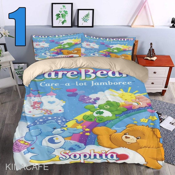 Personalized Care Bear Bedding Set Care Bear Halloween Quilt Etsy