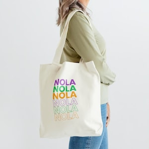 Canvas Tote Bag | Gift | Classic Tote Bag | NOLA | New Orleans