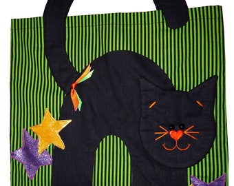 Halloween Trick or Treat Tote Bag: Kids Candy Bag
