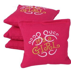 Sacs Cornhole Set de 4 Gender Reveal