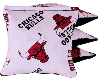 Set di 4 sacchetti per cornhole Chicago Bulls - Misura regolamentare