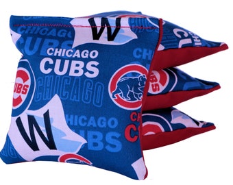 Set di 4 sacchetti per cornhole Chicago Cubs