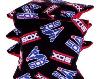 Set di 4 sacchetti per cornhole Chicago White Sox