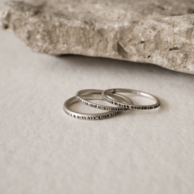Amelia Thin Band Sterling Silver Ring