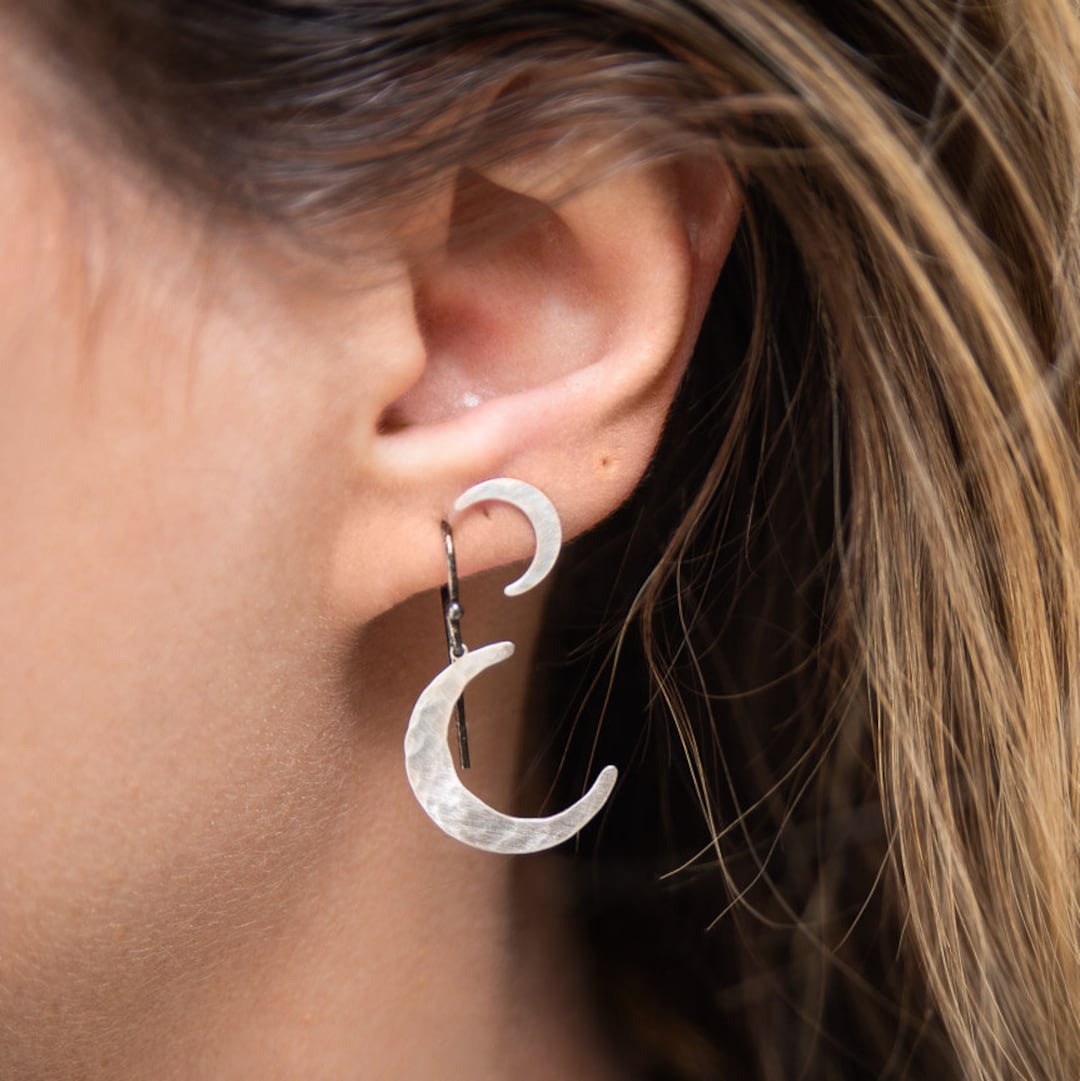 Qings Herz Ohrringe 925 Silber - Geburtsstein Ohrstecker Zirkonia